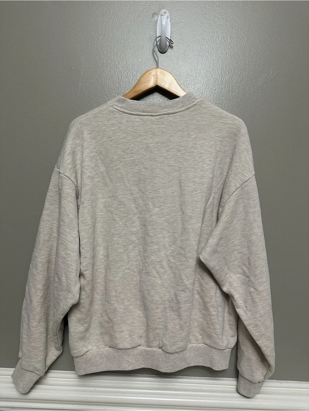 ALO heathered tan crewneck sweatshirt Sz M